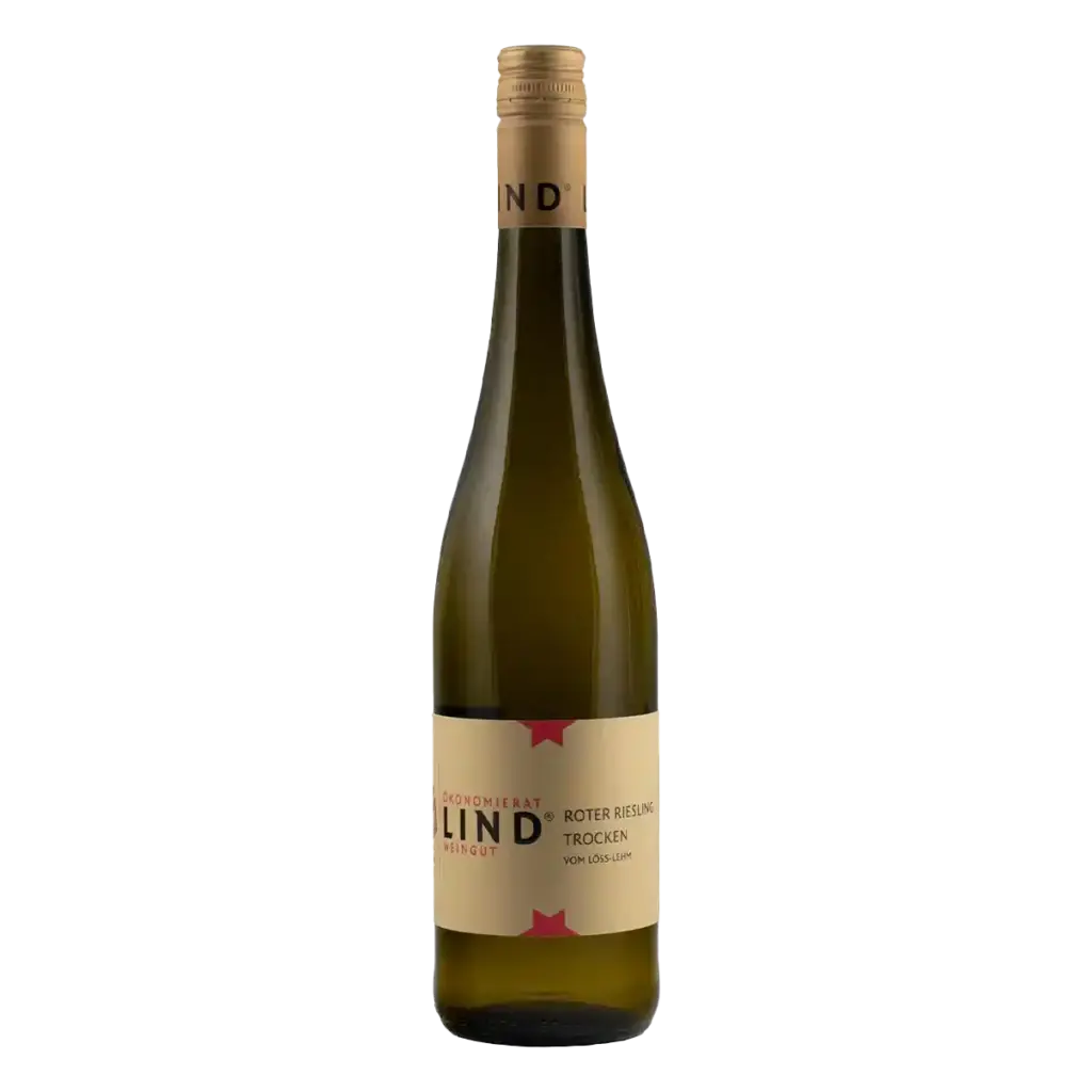 Flasche Roter Riesling Trocken 2024 vom Weingut Ökonomierat Lind