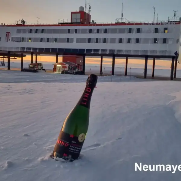 Unser Crémant wurde ausgewählt, um die Neumeyer III-Station in der Antarktis zu beliefern.